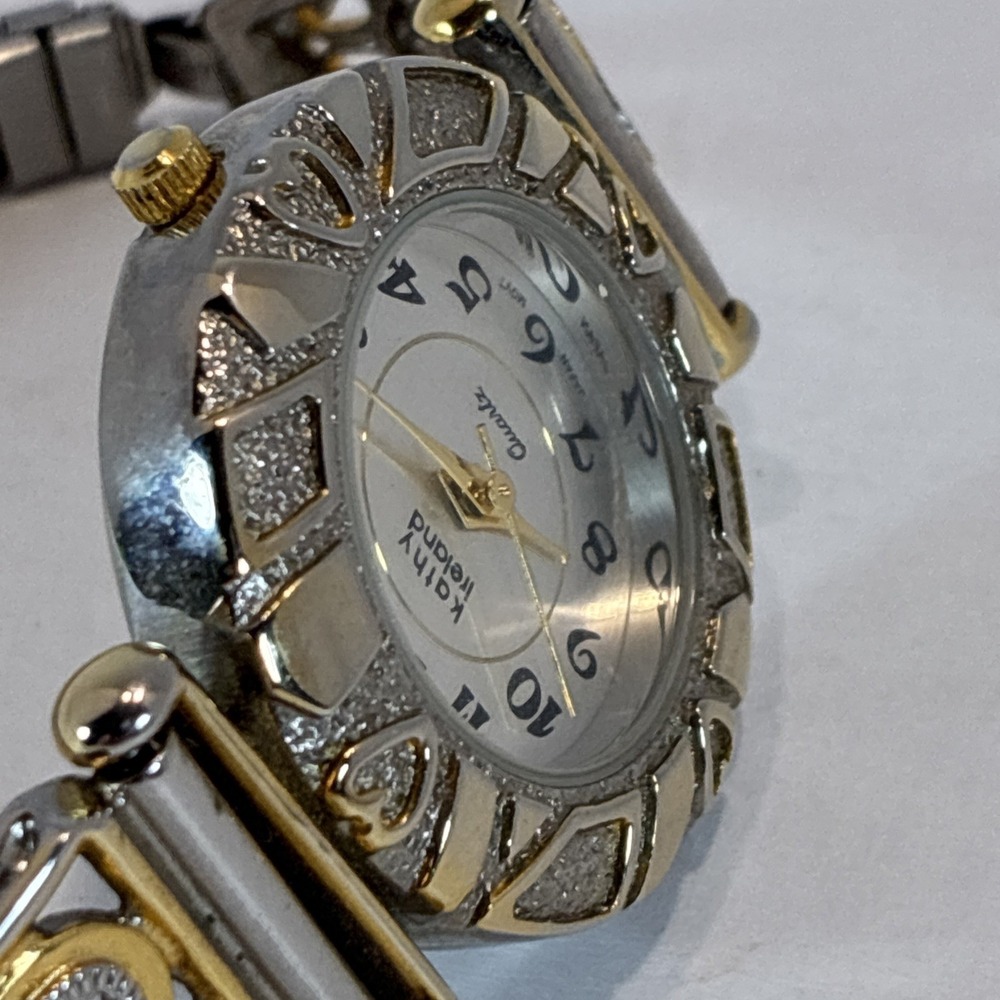 Kathy Ireland Vintage Watch Gold and Silver Tone New Battery Works EUC - Picture 5 of 16